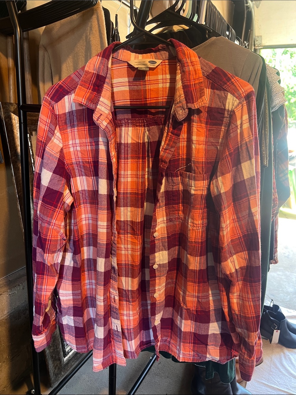 Vintage Old Navy Pink Flannel